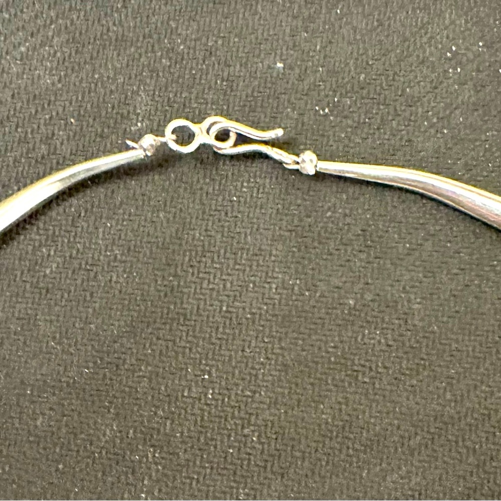 Hand Crafted Unique Earth One of a Kind Graduated Brown Shell & Sterling Silver - Picture 3 of 3